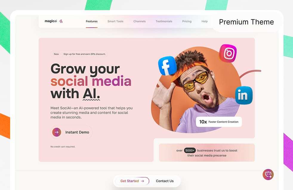 Social Media Frontend
